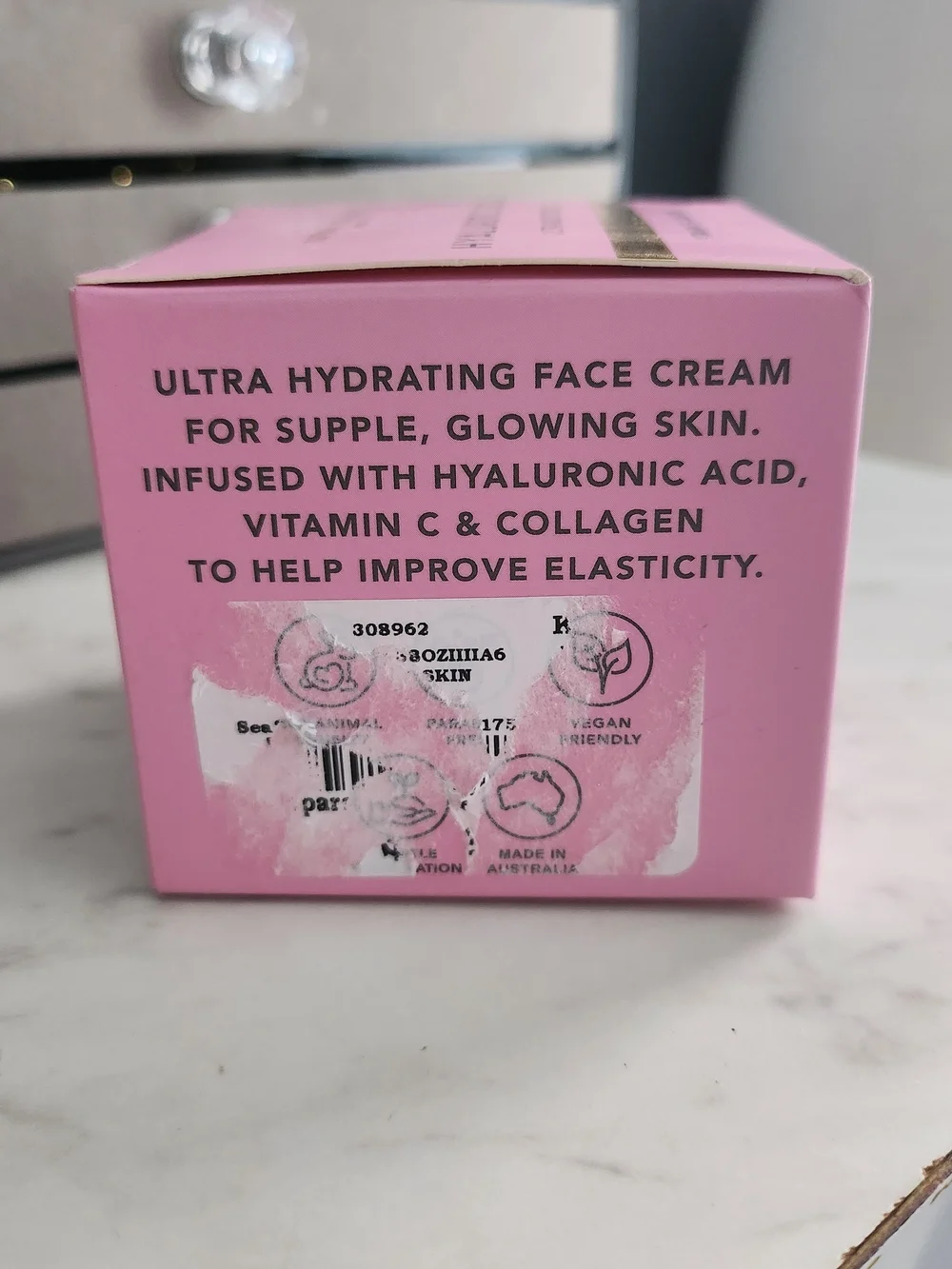 Natural Infusion Hyaluronic Acid Ultra Moisturizing Face & Neck Cream - Pink